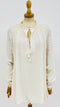 Camicia ricamata con cartellino