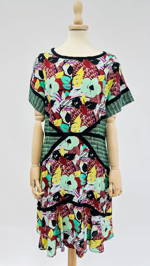 Abito midi a fiori vintage