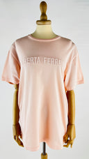 T.shirt ricamo logo ALBERTA FERRETTI