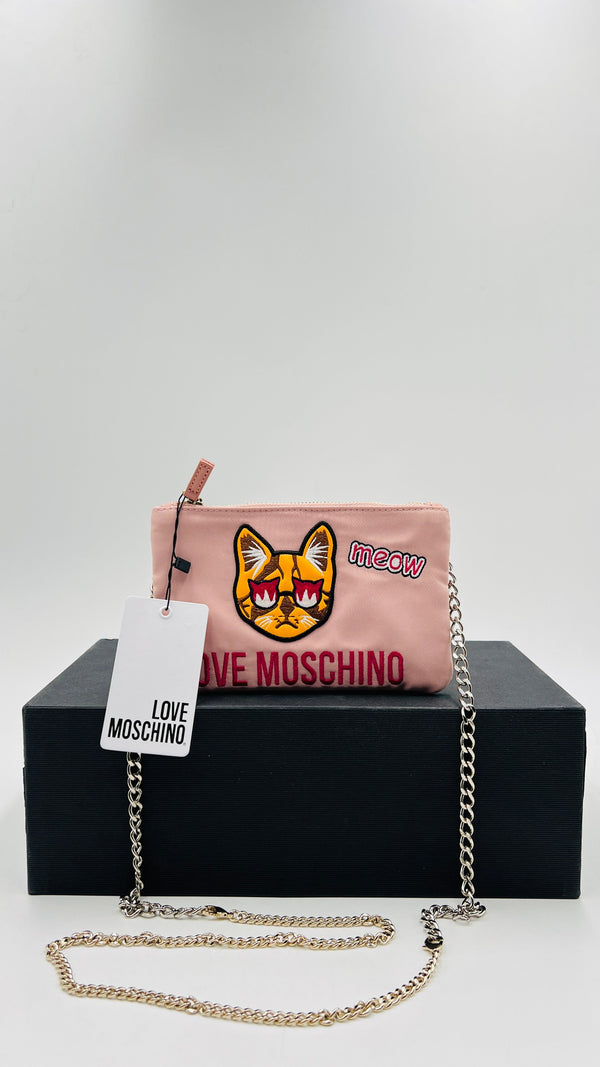 Portafoglio in nylon rosa