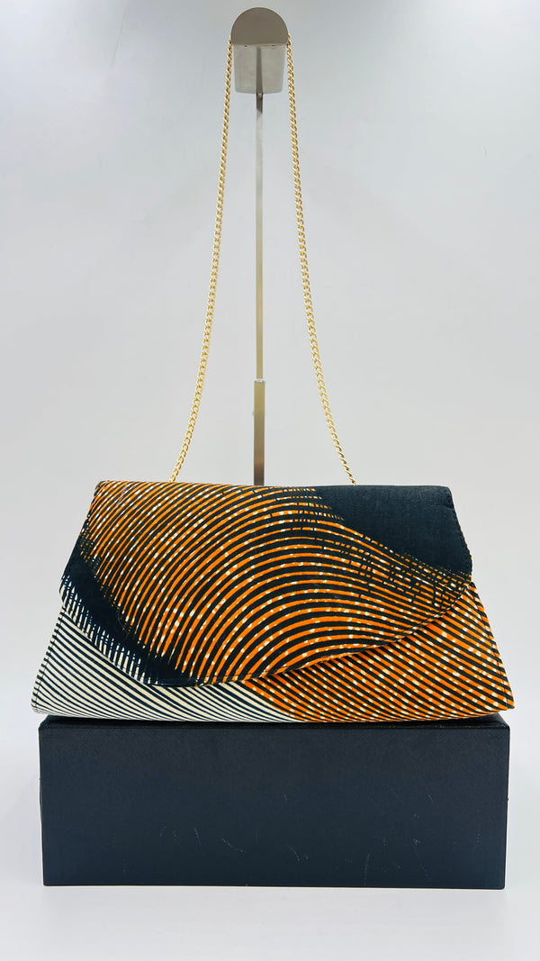 Borsa tessuto righe