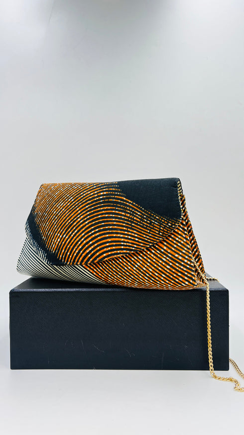 Borsa tessuto righe