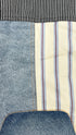Gilet patchwork con cartellino