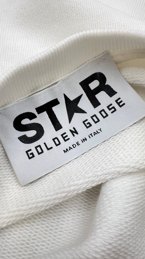 Felpa girocollo con patch