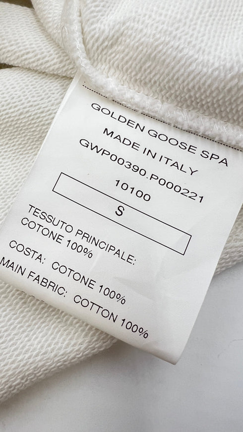 Felpa girocollo con patch