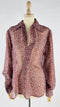 Blusa in seta con lurex