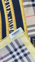 Foulard tartan animalier