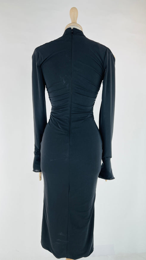 Abito midi long-sleeves