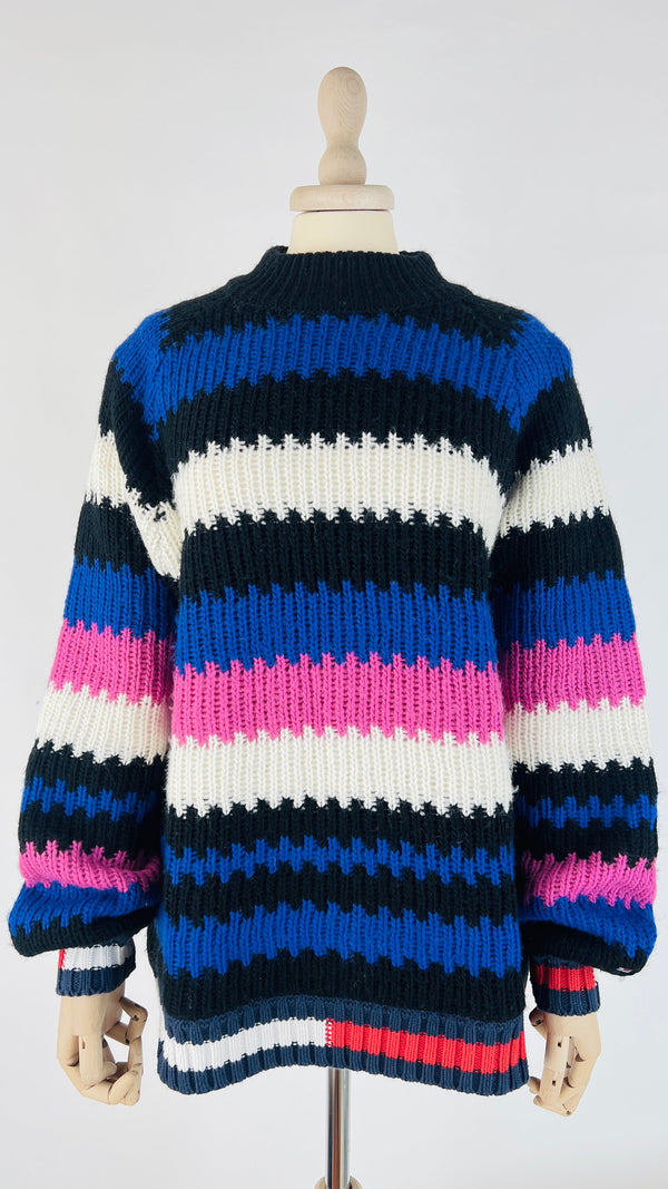 Maglione a righe