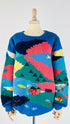 Maglione oversized multicolor