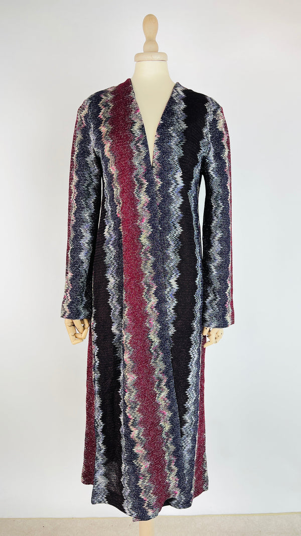 Cardigan lungo con cartellino