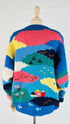 Maglione oversized multicolor