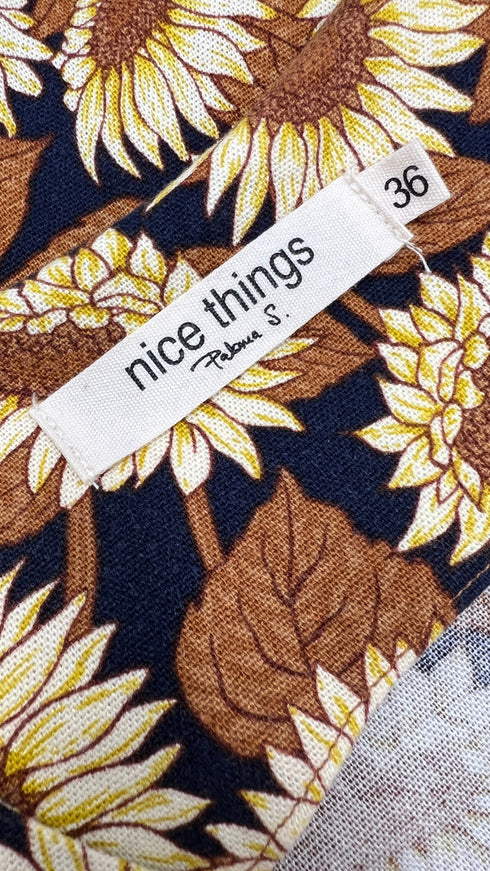 Mini Abito stampa a girasoli