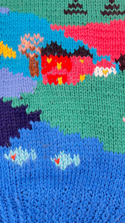 Maglione oversized multicolor