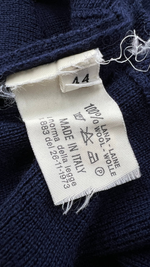 Maglia boxy blu