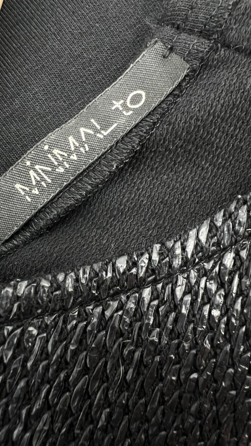 Maglia nera boxy