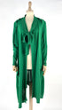 Cardigan aperto lungo verde