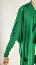 Cardigan aperto lungo verde BALENCIAGA