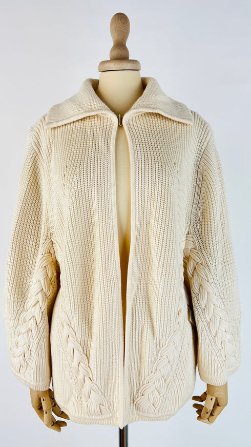 Cardigan lana-seta