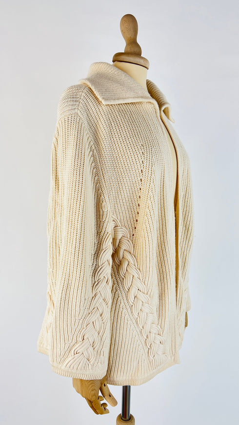 Cardigan lana-seta