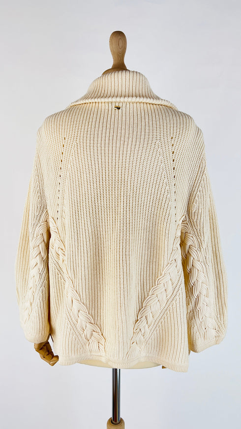 Cardigan lana-seta