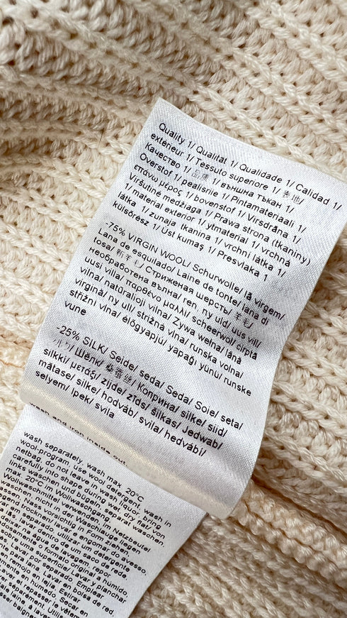 Cardigan lana-seta