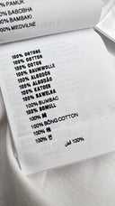 T-shirt basica con cartellino PRADA