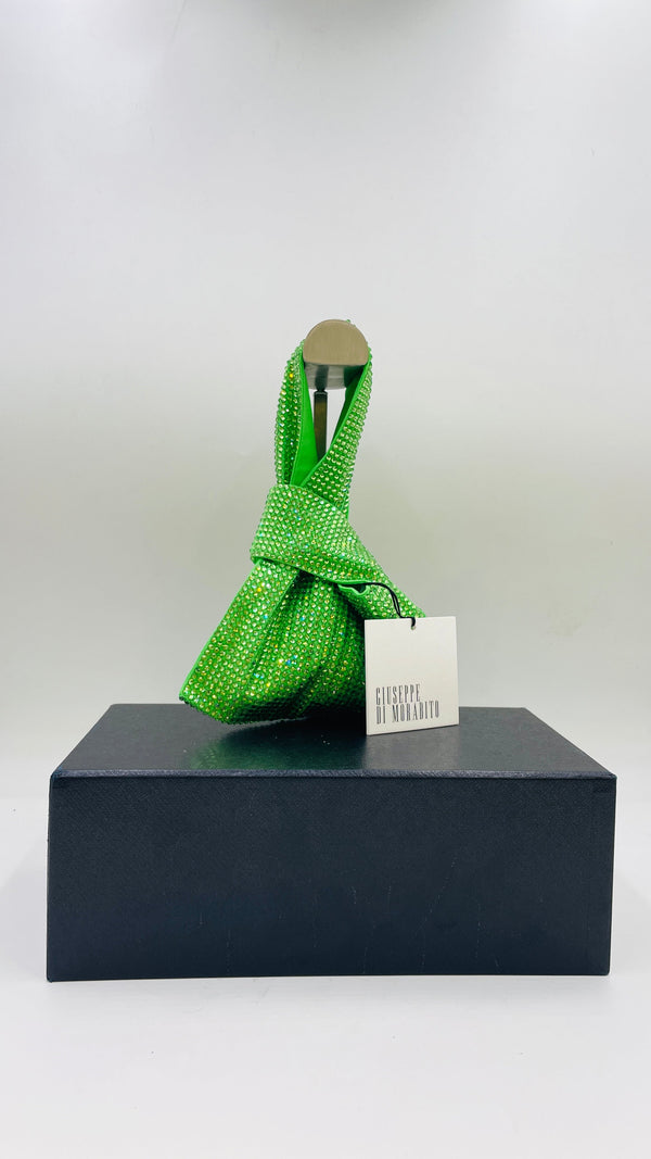 Pochette strass cartellino