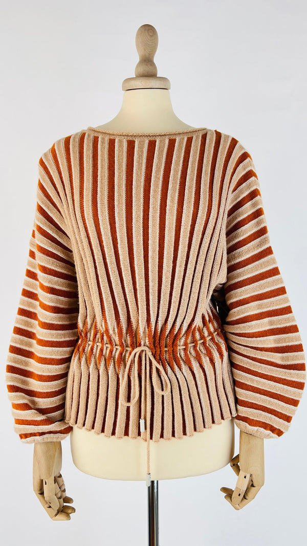 Maglia girocollo righe