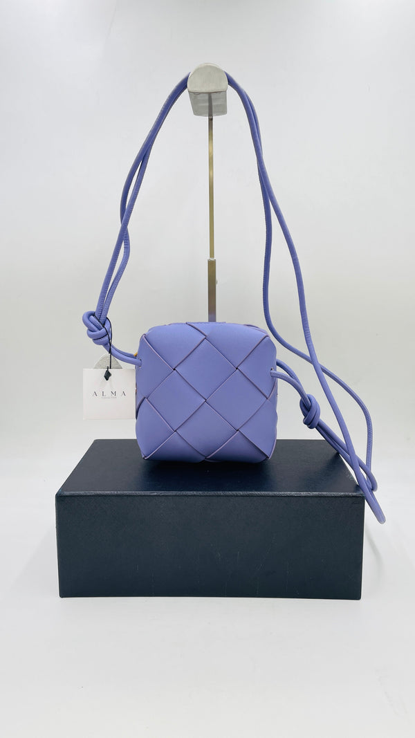 Borsa intrecciata cartellino