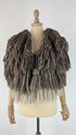 Gilet maglia frange