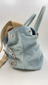 Borsa denim e strass