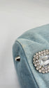 Borsa denim e strass