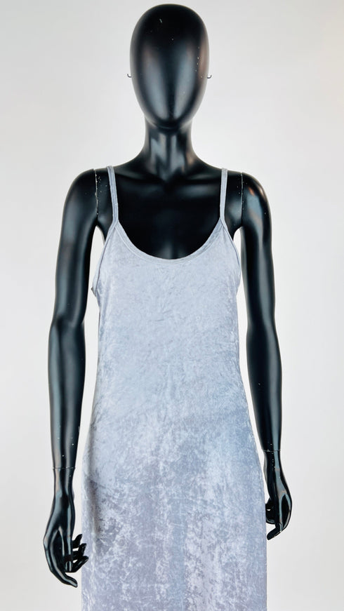 Abito lungo in velluto