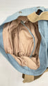 Borsa denim e strass