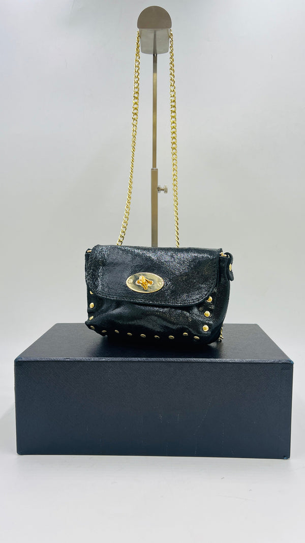 Mini bag nera a tracolla