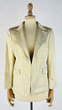 Blazer aperto oro