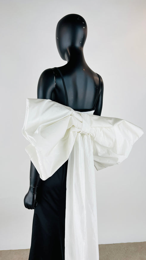 Abito lungo maxi fiocco