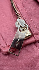 Chiodo in pelle rosa MiCHEAL KORS