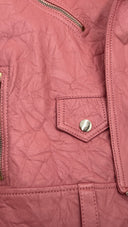 Chiodo in pelle rosa MiCHEAL KORS