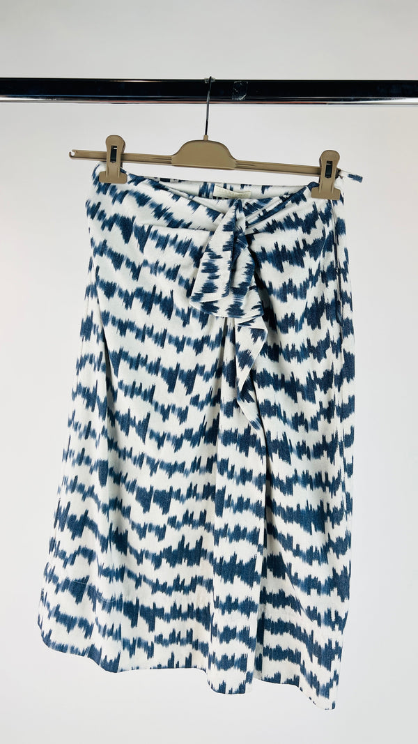 Gonna in cotone shibori