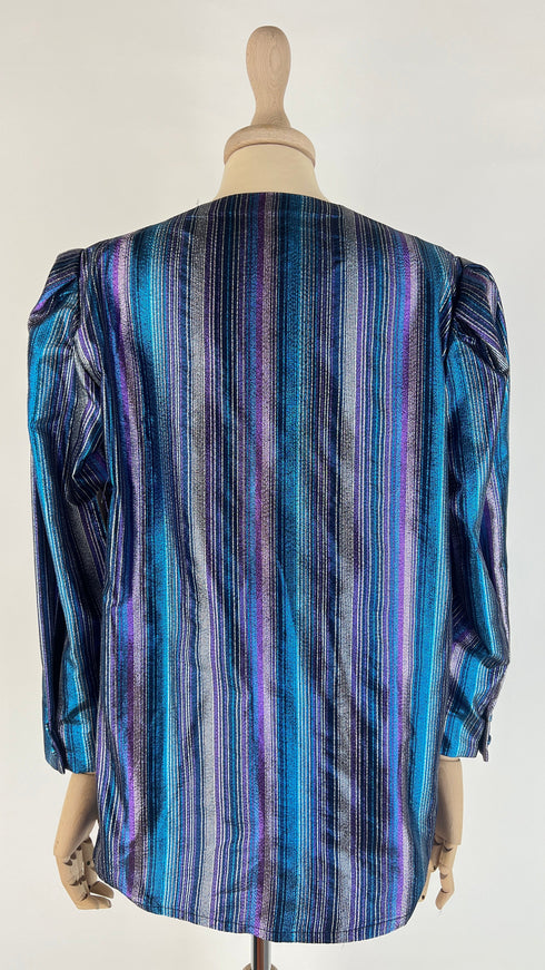 Camicia righe lurex