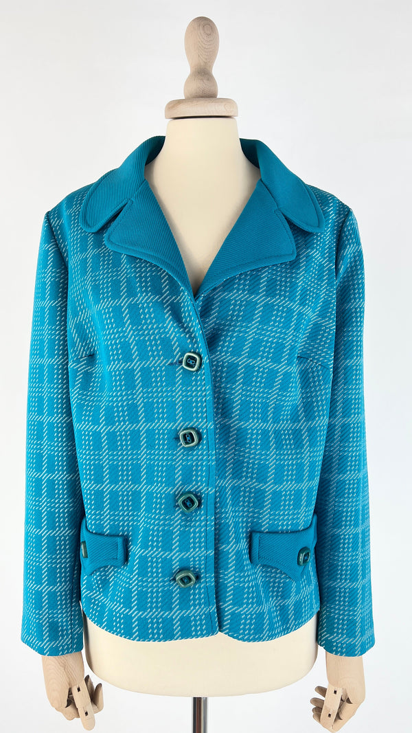 Giacca sfoderata tartan