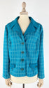 Giacca sfoderata tartan