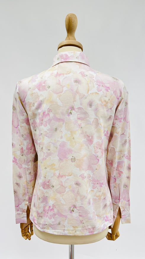 Camicia a fiori ad acquerello