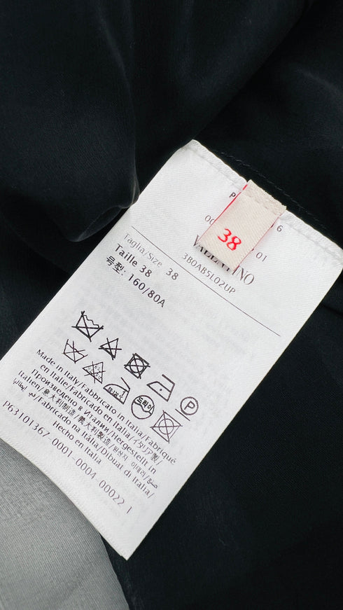 Camicia seta cartellino