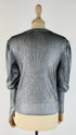 Maglia coste argentata