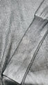 Maglia coste argentata