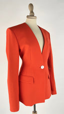 Blazer sagomato rosso The attico