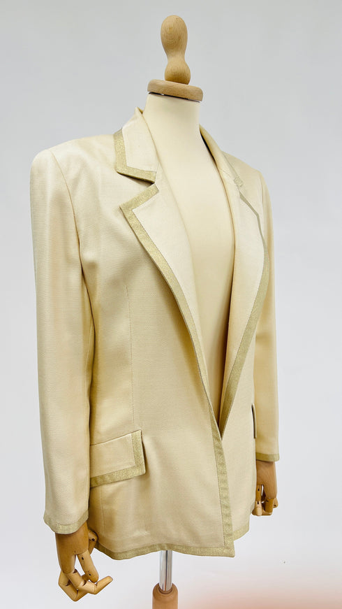 Blazer profili dorati vintage